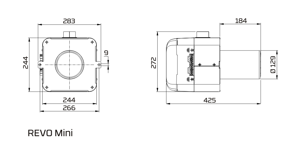 Quemador PellasX Revo Mini
