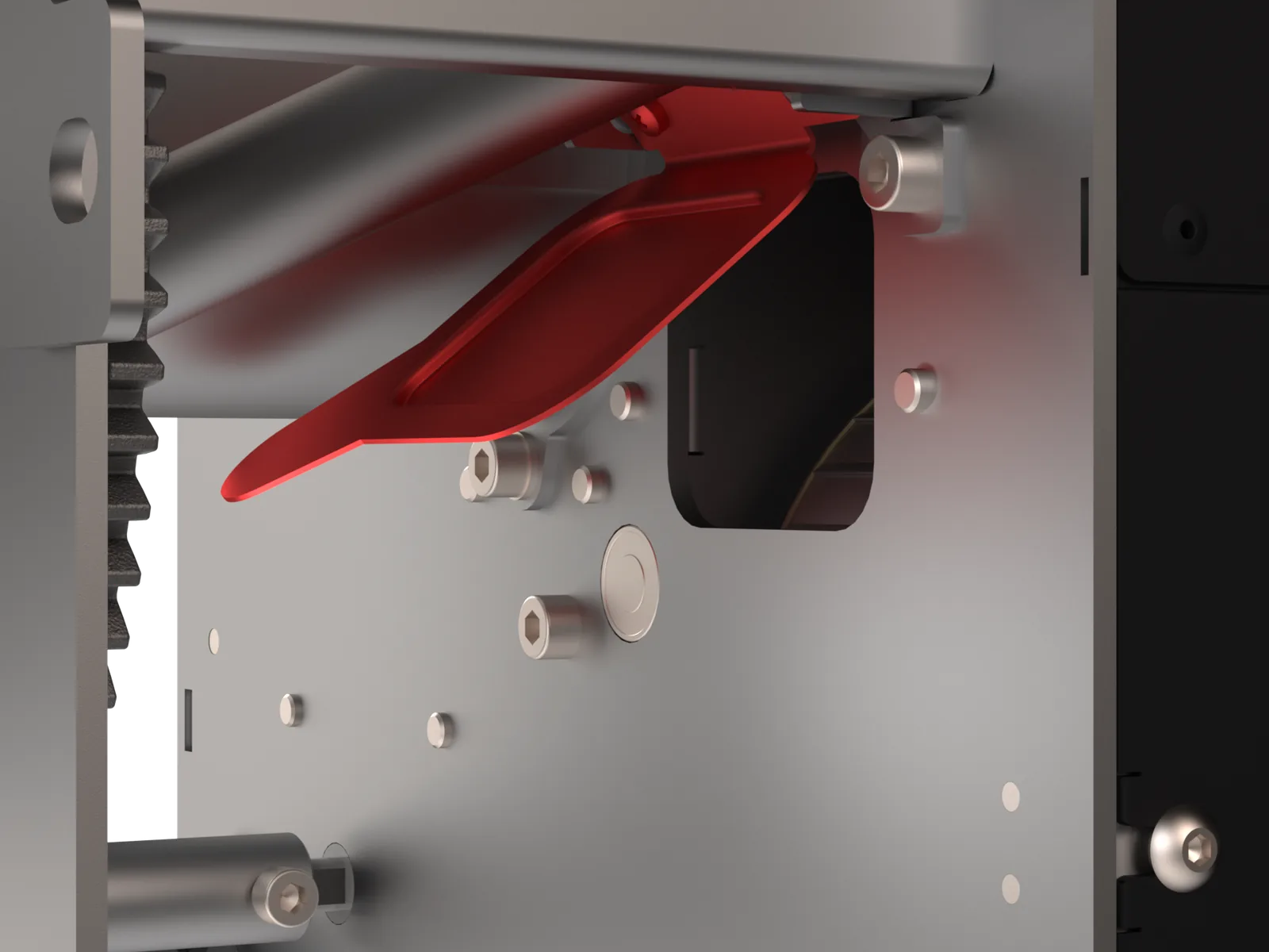 PellasX Revo EC HG - clapeta automática del ventilador que hermetiza la cámara de soplado